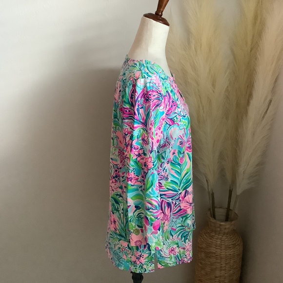 The Lilly Pulitzer Karina Tunic UPF 50+  NWOT Size L - Picture 3 of 11